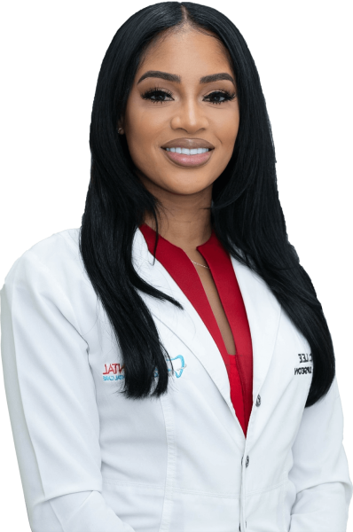 Dr. Chinel Lee, founder and lead dentist at 360 Dental Jamaica
